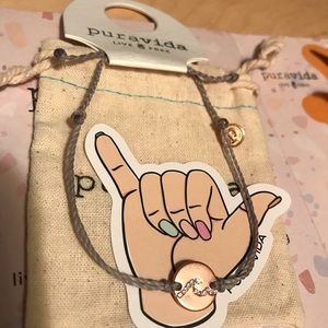 Pura Vida Pave Wave Coin Bracelet!